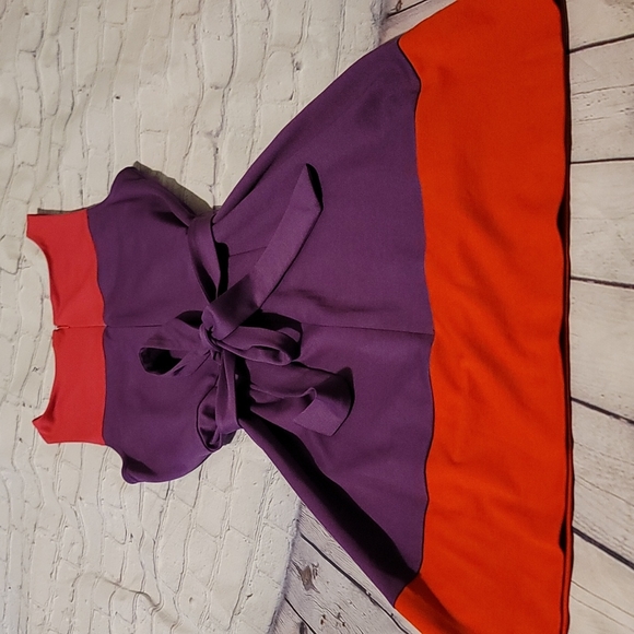 🌸2 For $30 Item🌸 Like New Elle Colorblock Fit & Flare Dress Size 8 - Picture 3 of 8